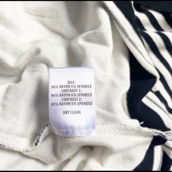 NWT Anthropologie Bailey B/W Striped Bodycon Dress - Picture 8 of 8